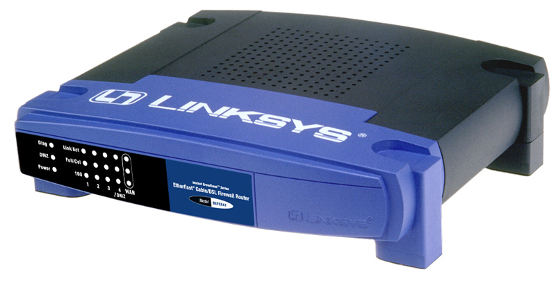 Linksys Router szerokopasmowy 4 portowy - BEFSX41