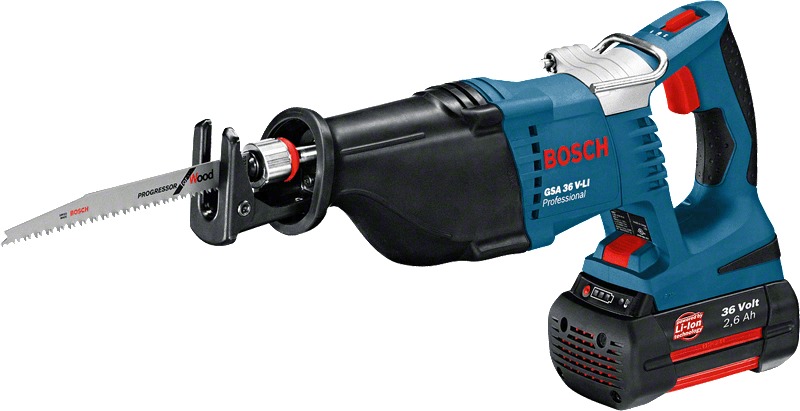 Akumulatorowa piła szablasta Bosch GSA 36 V-LI