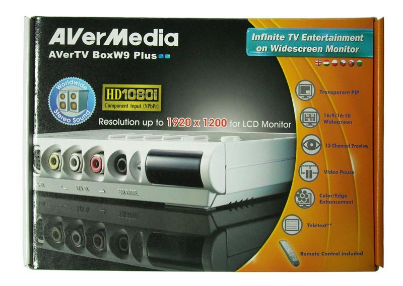 Tuner TV Avermedia BOX W9 Plus