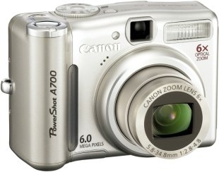 Aparat cyfrowy Canon PowerShot A700