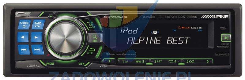 Radio samochodowe z CD Alpine CDA-9884R