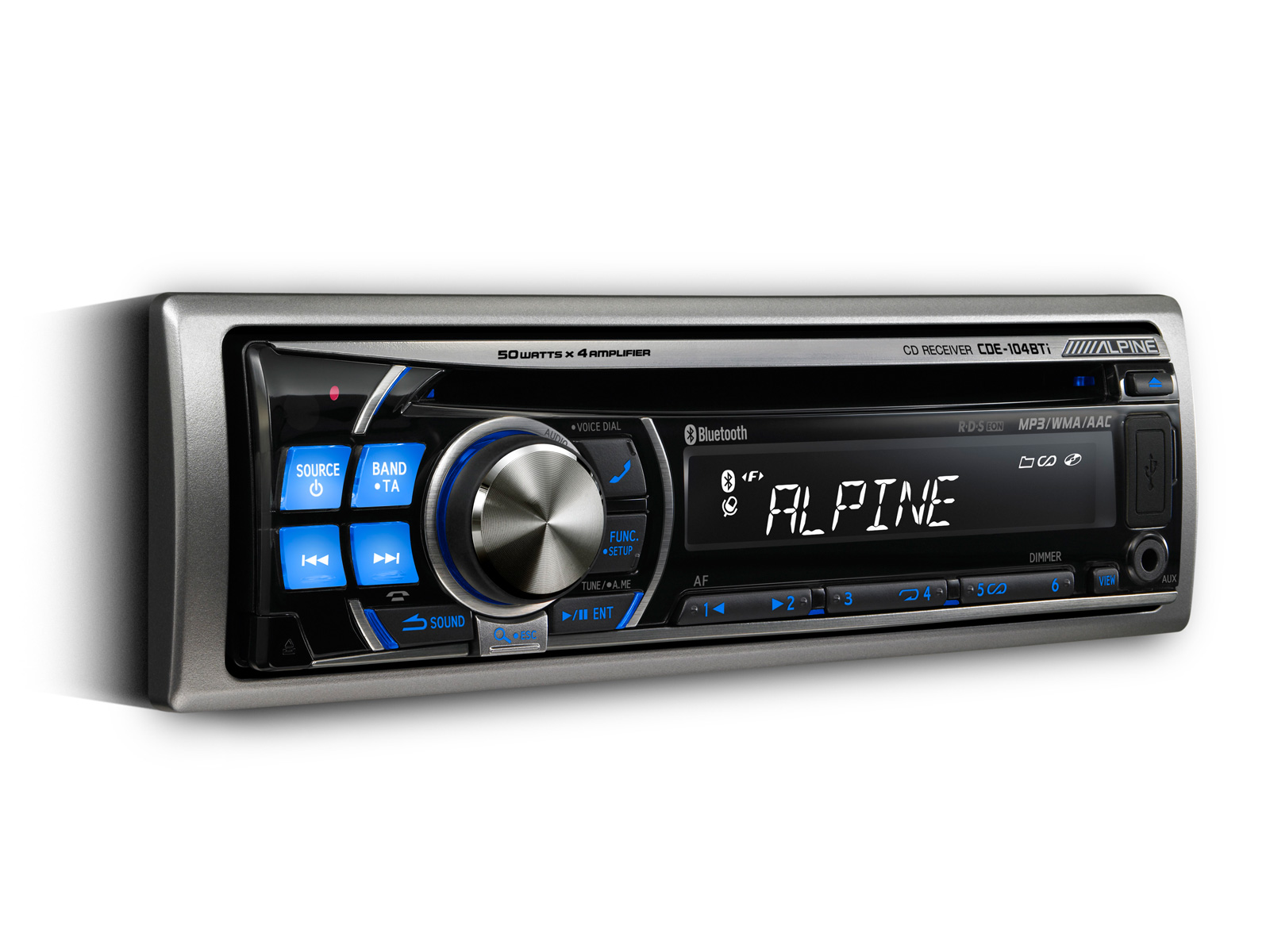 Radio samochodowe z CD Alpine CDE-104BTi