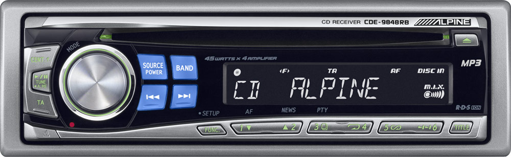 Radio samochodowe z CD Alpine CDE-9848RB