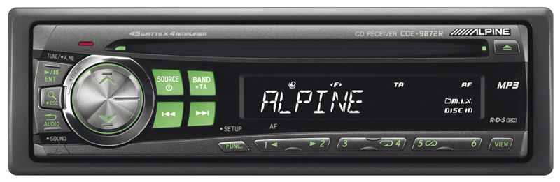 Radio samochodowe z CD Alpine CDE-9872R-RM