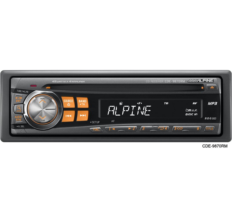 Radio samochodowe z CD Alpine CDE-9872RM