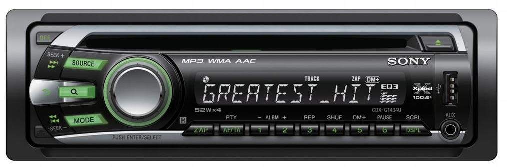 Radio samochodowe Sony CDX-GT434U