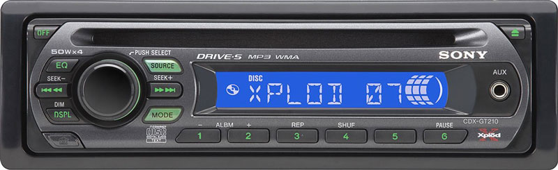 Radio samochodowe z CD Sony CDX-GT210