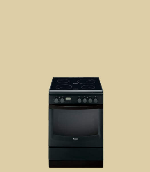 Kuchnia z płytą ceramiczną Ariston CE 6V P6 (A) U