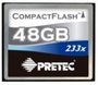 Karta pamięci Compact Flash Pretec Cheetah II 233x 48GB