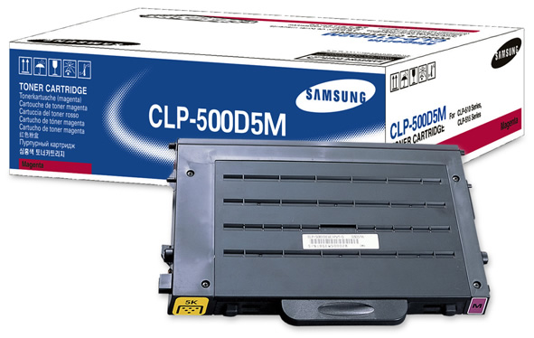 Toner Samsung CLP 500 Magenta - CLP-500D5M - oryginalny