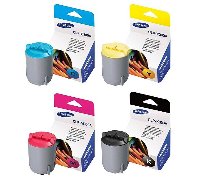 Zestaw tonerów Samsung CMYK do CLP-P300 CLP-P300C