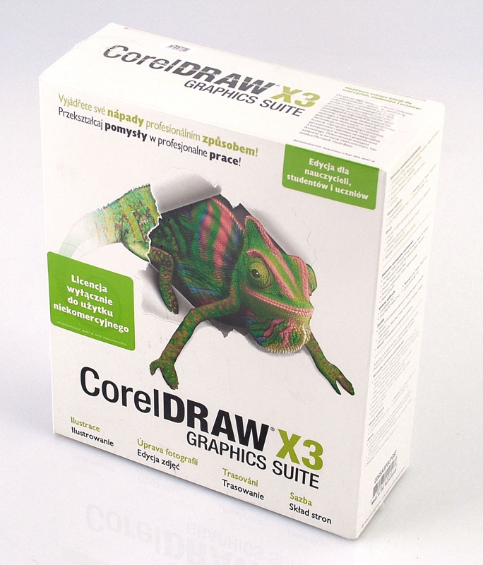 CorelDraw X3 Graphics Suite PL- edycja edukacyjna CDGSX3POLPCST