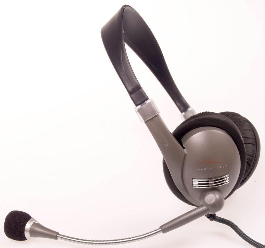 Słuchawki stereofoniczne z mikrofonem Media-Tech CORONA