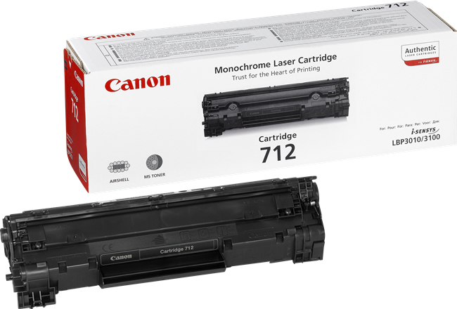 Toner Canon (CRG 712   1,5 tyś) black  do LBP3010 / LBP3100 (1870B002AA)