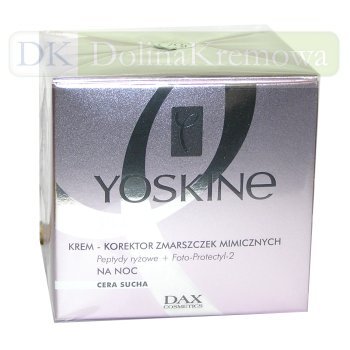 DAX Cosmetics - Yoskine 30+ krektor zmarszczek mimicznych na noc do cery suchej 50ml + 10mlDUP!