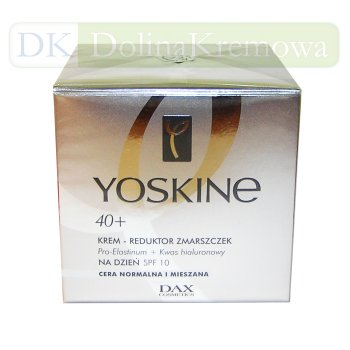 DAX Cosmetics - Yoskine 40+ krem reduktor zmarszczek na dzień do cery normalnej SPF 10 50ml + 10ml