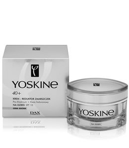 DAX Cosmetics - Yoskine 40+ krem reduktor zmarszczek na dzień do cery suchej SPF 10 50ml + 10ml