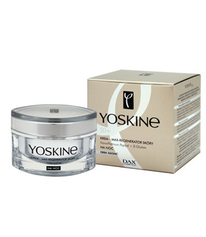 DAX Cosmetics - Yoskine 50+ krem max-reduktor zmarszczek na noc do cery suchej SPF 10 50ml