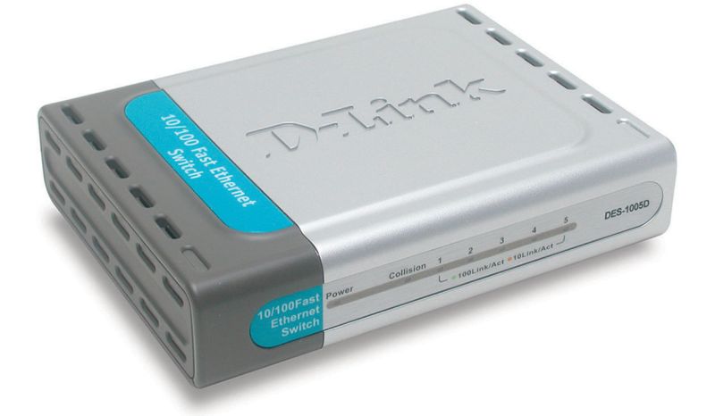 Switch D-Link DES-1005D 5x10 / 100Mbps
