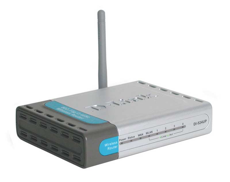 D-Link Wireless G Router, USB Print Server - DI-524UP