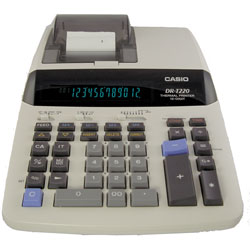 Kalkulator Casio DR-T220 z drukarką