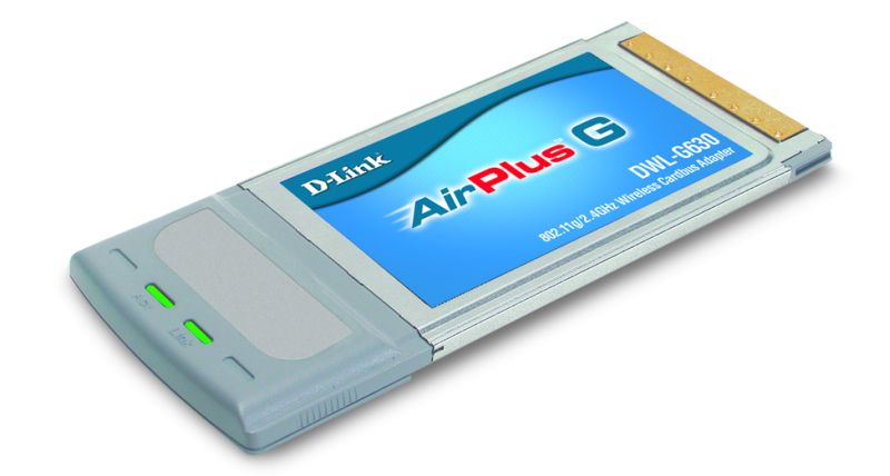 Karta bezprzewodowa DLink DWL-G630 54Mb/s PCMCIA 32bit