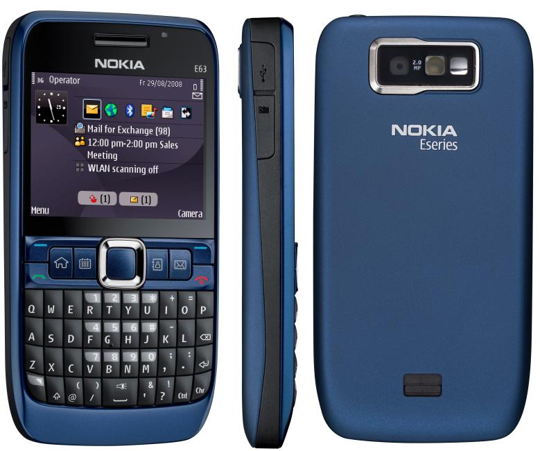 Telefon komórkowy Nokia E63