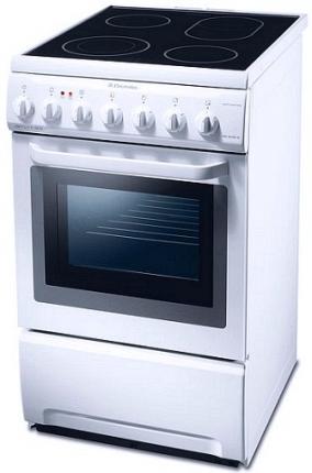 Kuchnia z płytą ceramiczną Electrolux EKC 501503W