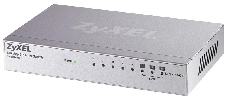 Zyxel przełącznik 8-port 10/100 Mb/s QoS - ES-108A