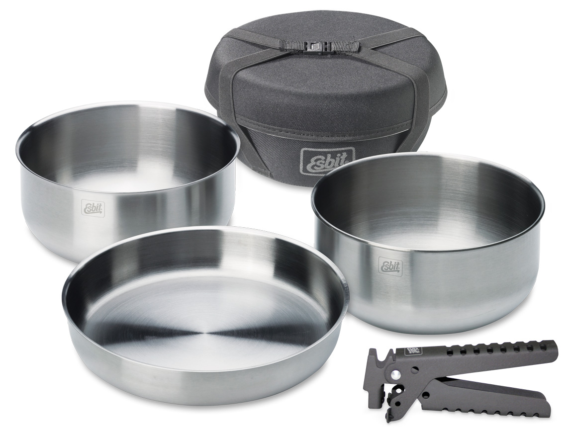 Komplet naczyń Esbit Steel Cookware 3 Standard