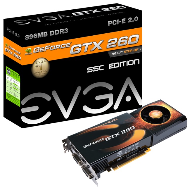 Karta graficzna EVGA GeForce GTX 260 896MB (PCI-E) SSC