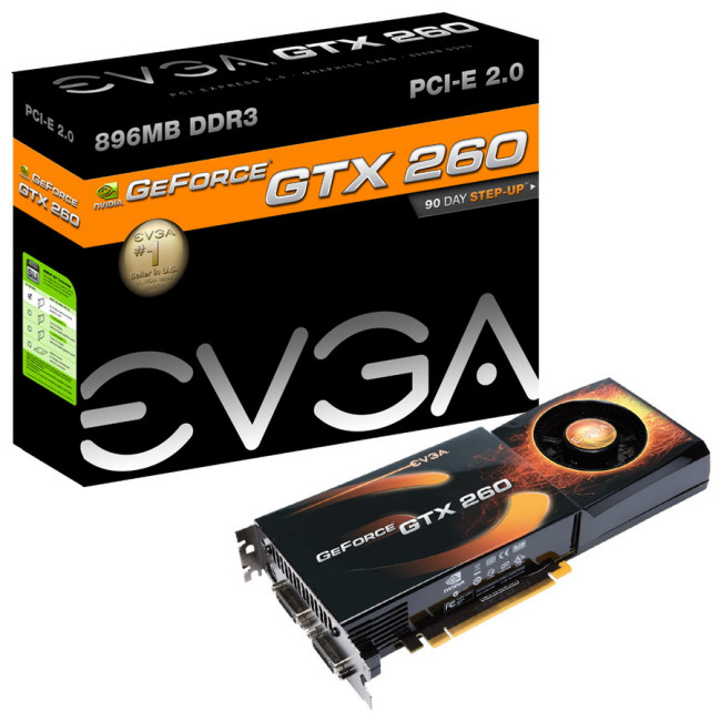 Karta graficzna EVGA GeForce GTX 260 896 MB DDR3 / 448b T / D PCI-E