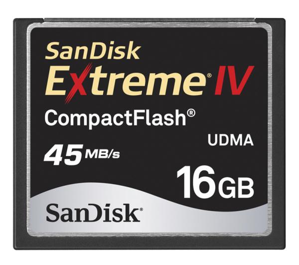 Karta pamięci Compact Flash Sandisk Extreme IV 16GB