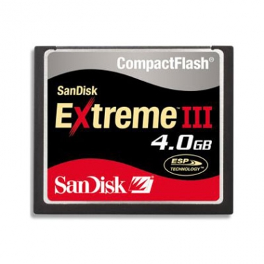 Karta pamięci Compact Flash Sandisk Extreme III 4GB