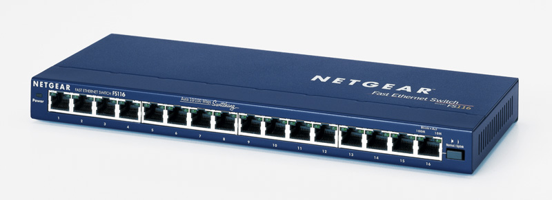 Netgear Switch 16x10/100 Port - FS116GE