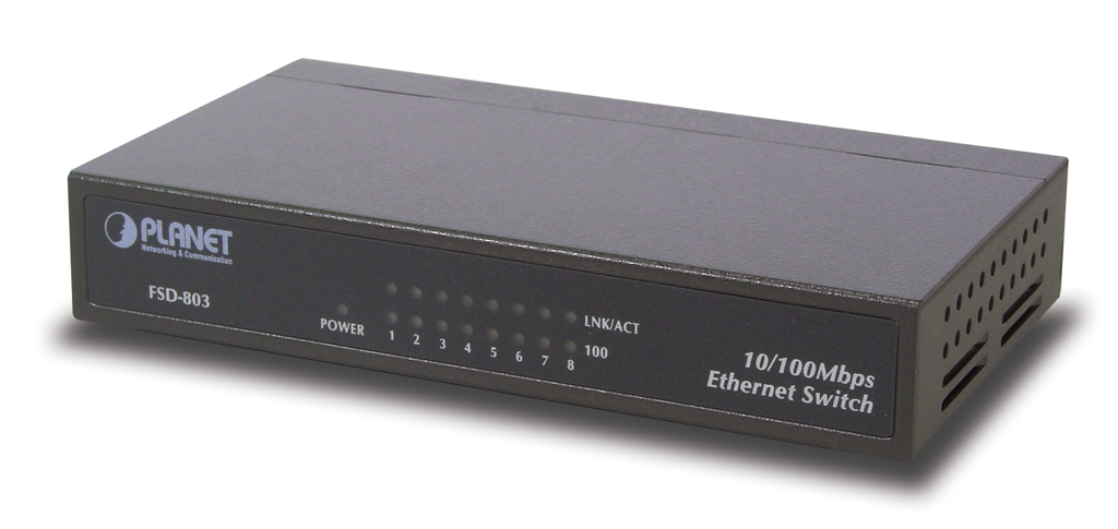 Switch Planet FSD-803 8 portów 10 / 100Mbps