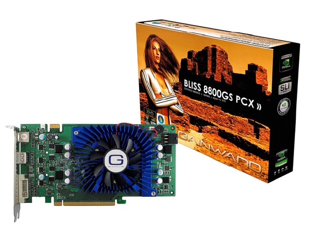 Karta graficzna Gainward GeForce 8800GS 384MB DDR3 / 192bit TV / DVI / HDMI PCI-E (1.0ns) (575 / 1700)