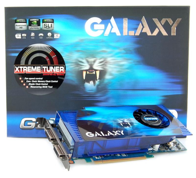 Karta graficzna Galaxy GeForce 9600GT 1024MB DDR3 / 256bit TV / DVI PCI-E