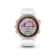Zegarek sportowy z GPS Garmin Fenix 5S Plus Sapphire różowozłoty (010-01987-07)