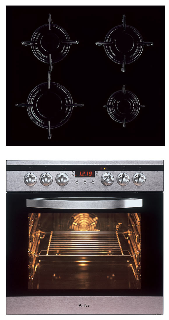 Kuchnia z płytą gazową Amica GHGP84512