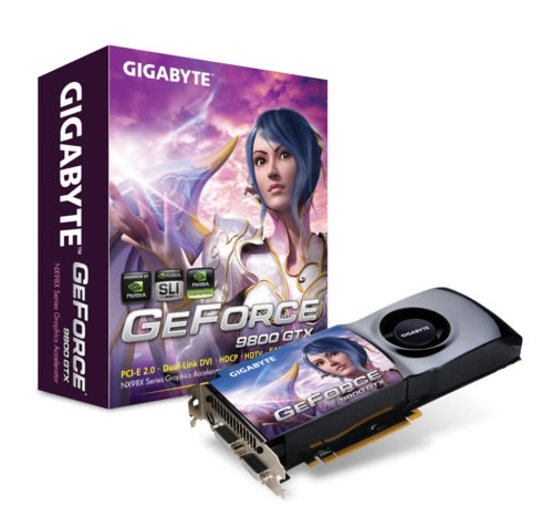 Karta graficzna Gigabyte GeForce 9800GTX 512MB DDR3 / 256bit PCI-E