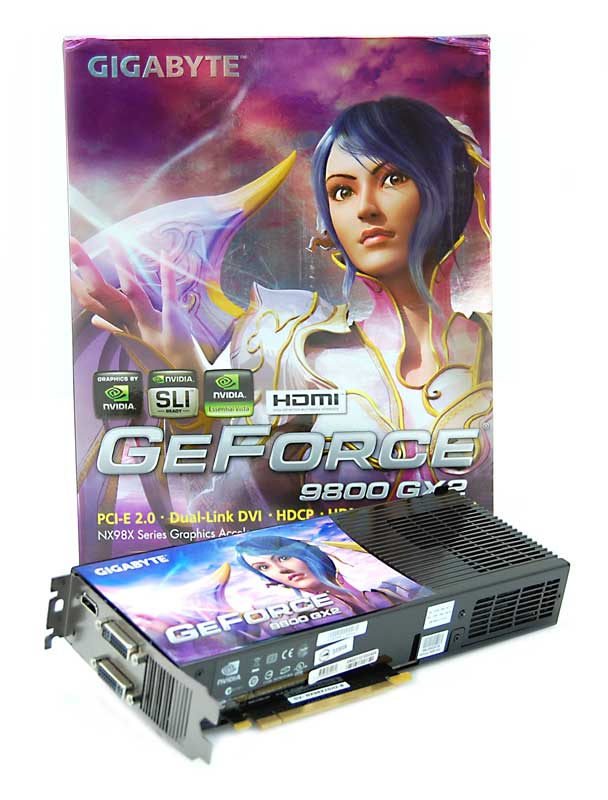 Karta graficzna Gigabyte GeForce 9800GX2 1024MB DDR3 / 2x256b PCI-E / HDMI