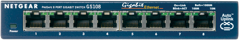 Netgear ProSafe Gigabit Switch 8 Port - GS108GE