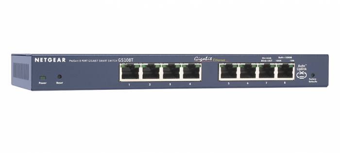 Switch Netgear [ GS108T ] Switch ProSafe Smart Desktop 8 portów Gigabit [ Gwarancja LifeTime