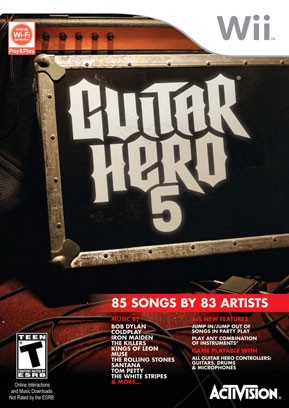 Gra WII Guitar Hero 5