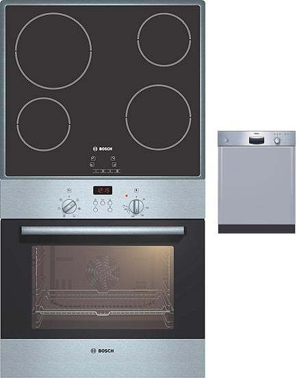 Piekarnik elektr. z płytą ceramiczną Bosch HBN 331E1 + PKE 615Q02E