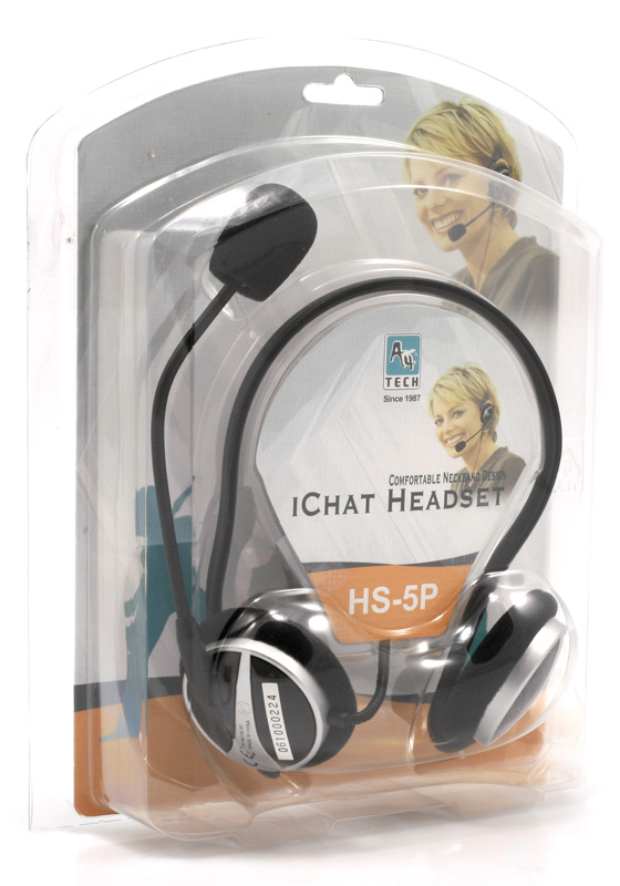Słuchawki z mikrofonem A4Tech HS-5P