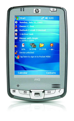 Palmtop HP iPaq hx2490