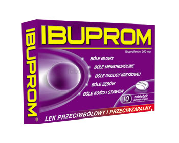 Ibuprom 200mg 10 tabletek Us Pharmacia