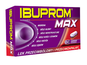Ibuprom MAX 24 tabletki Us Pharmacia